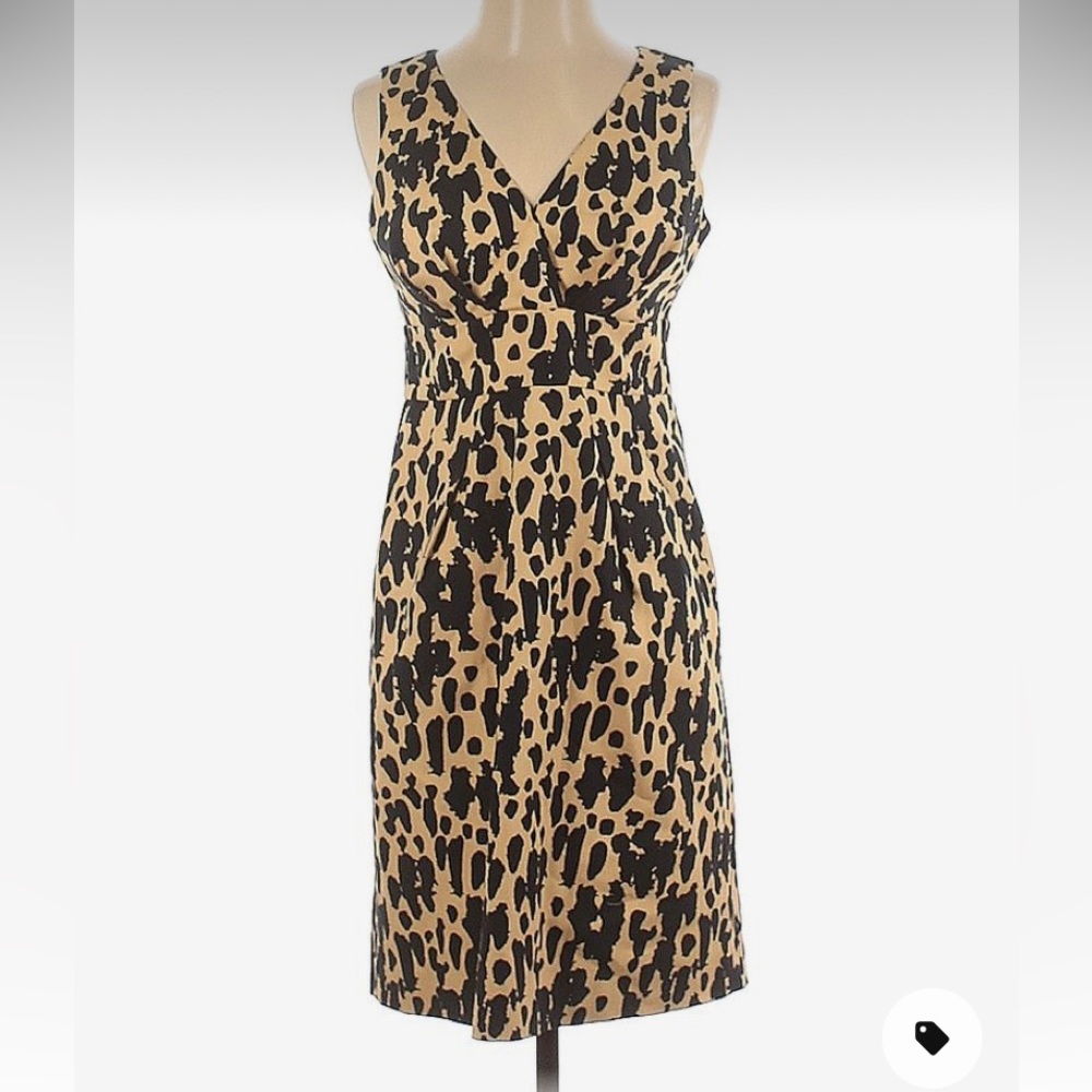 Michael Kors A Line Animal Print Dress